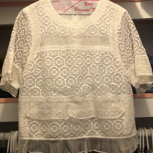 Rebecca Taylor white blouse